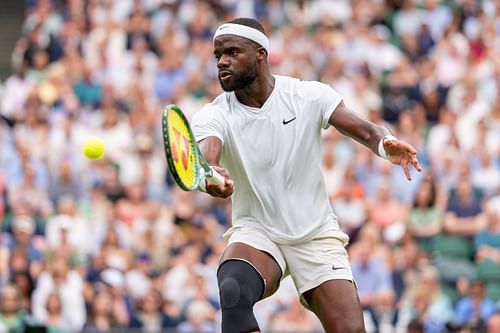 Frances Tiafoe in action