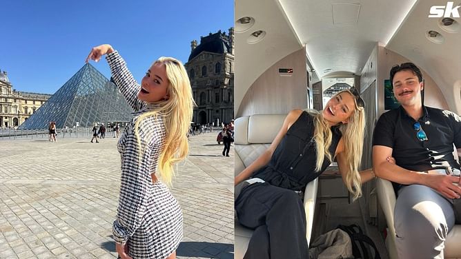 In Photos: Paul Skenes' girlfriend Olivia Dunne returns to fitness routine in sage green gym wear after Parisian getaway