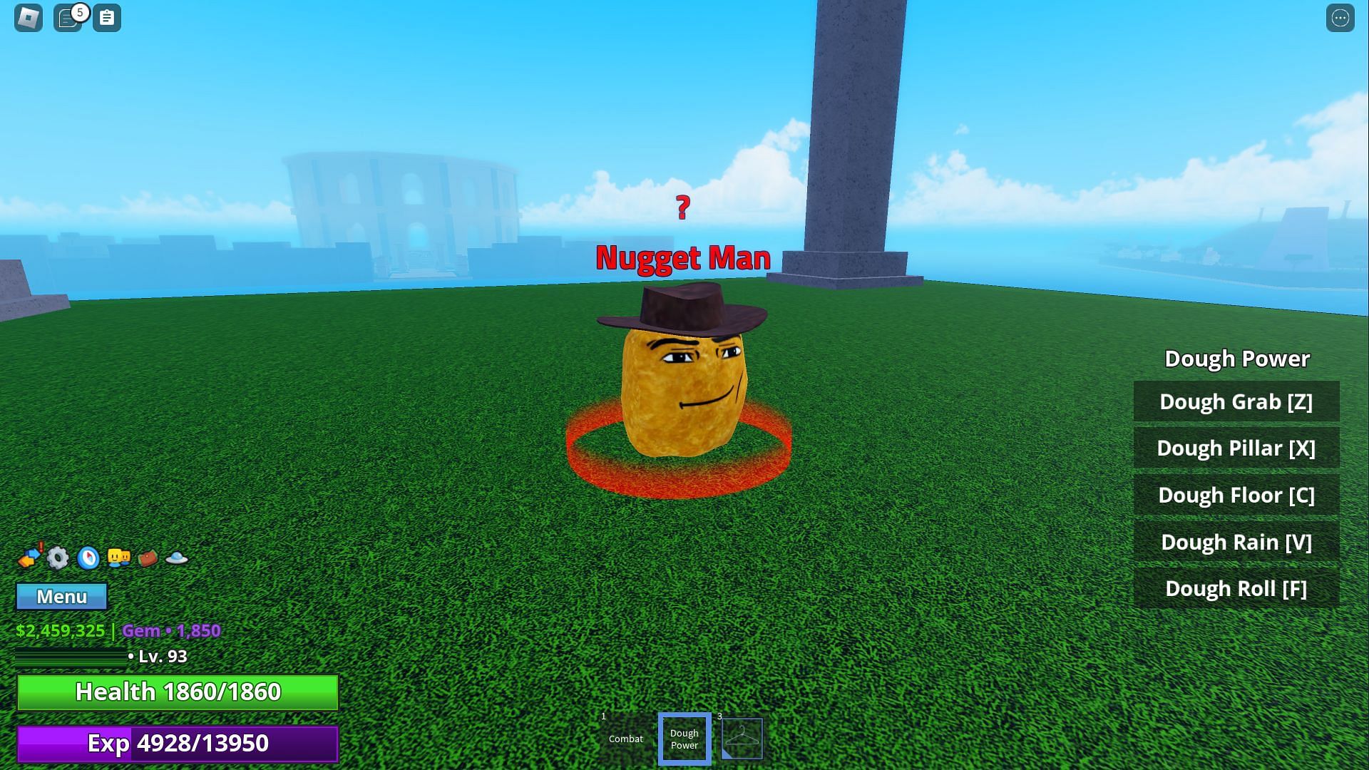 The Nugget Man NPC (Image via Roblox)