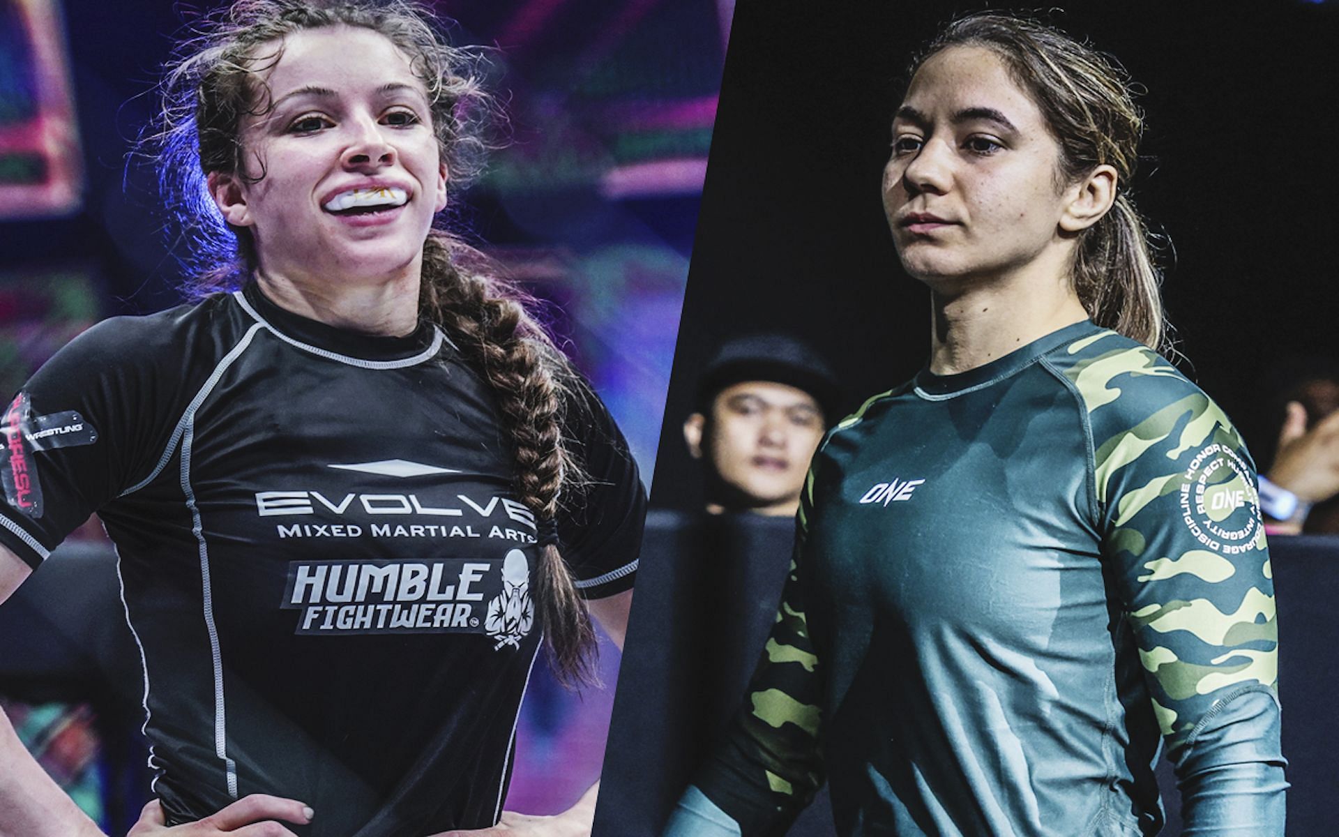 Danielle Kelly (left) believes her next challenger Mayssa Bastos (right) will take their fight seriously at ONE Fight Night 24.