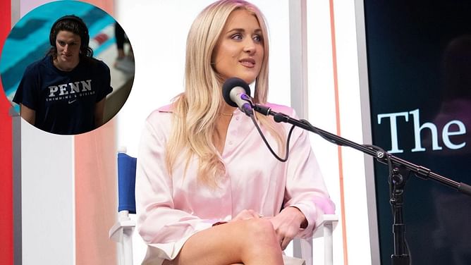 "What does that make Lia Thomas ranking 462nd" - Riley Gaines reacts to sports commentator Keith Olbermann calling her 'a third-rate athlete'