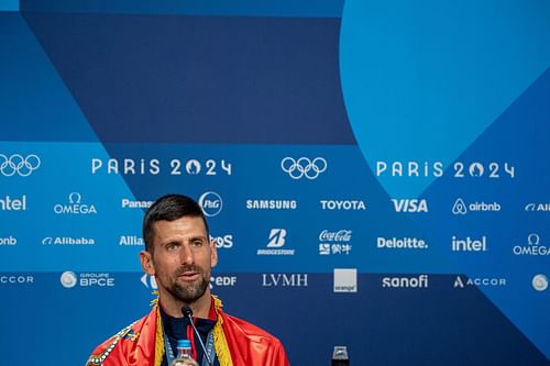 Novak Djokovic at the Olympic Games Paris 2024(Source: Getty)