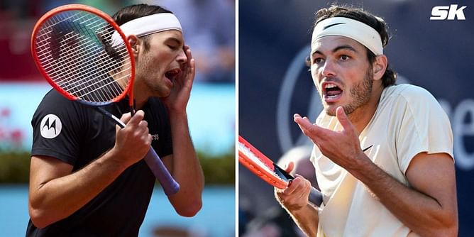 "Why don't you stop it?" - Taylor Fritz confronts umpire over "ridiculous" disputed line call in controversial scenes during Cincinnati Open 1R loss
