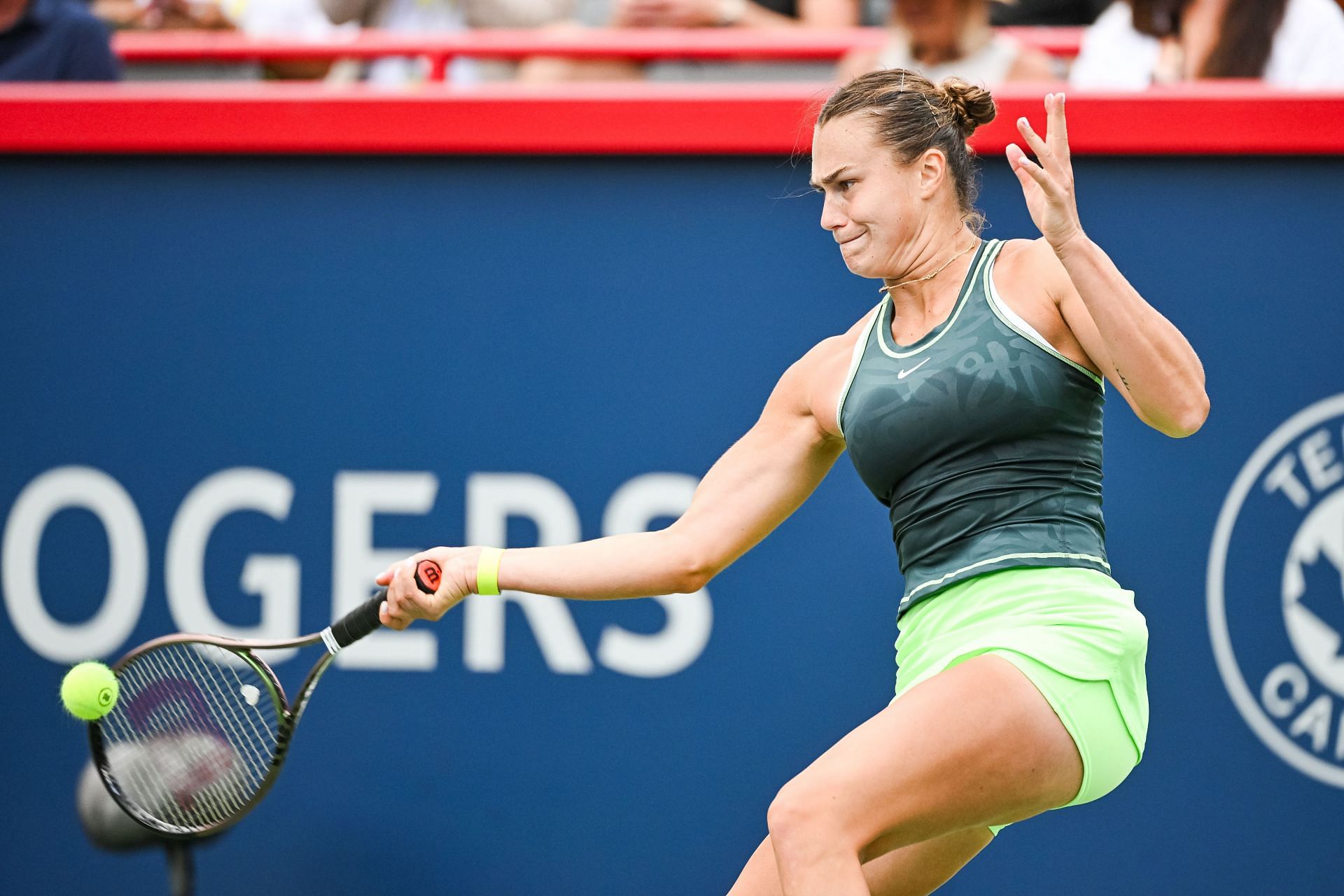 Sabalenka at the TENNIS: AUG 11 National Bank Open - Source: Getty