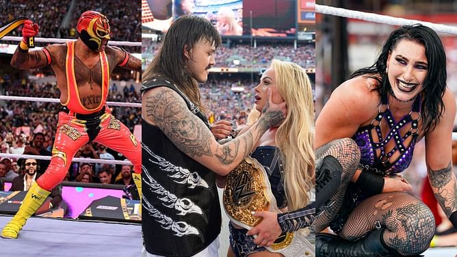 Rey Mysterio reacts to Dominik Mysterio betraying Rhea Ripley, sends a message to his son