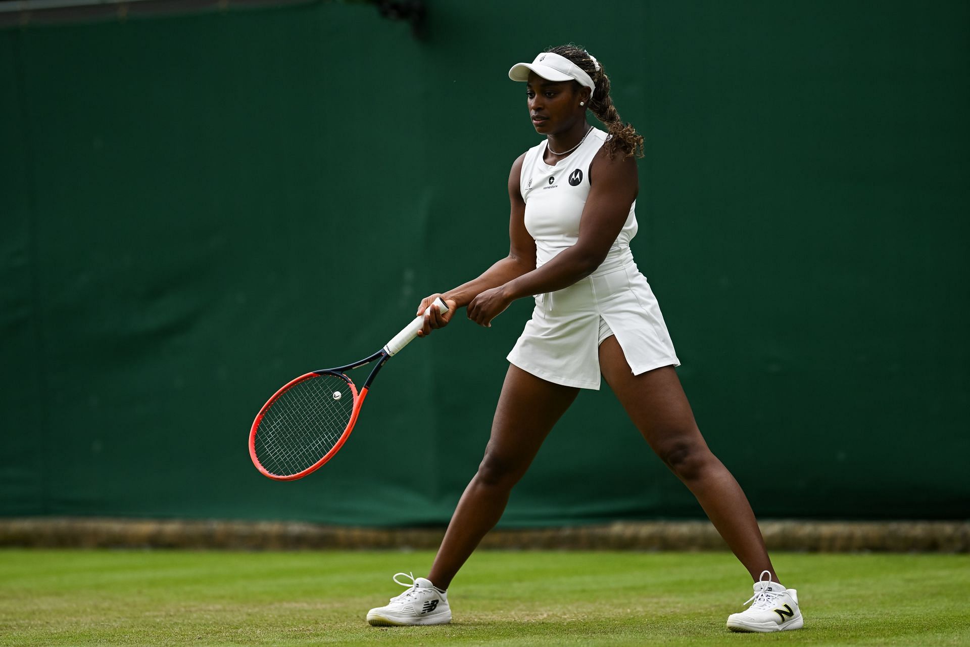 Sloane Stephens in action at Wimbledon 2024 (Source: Getty)