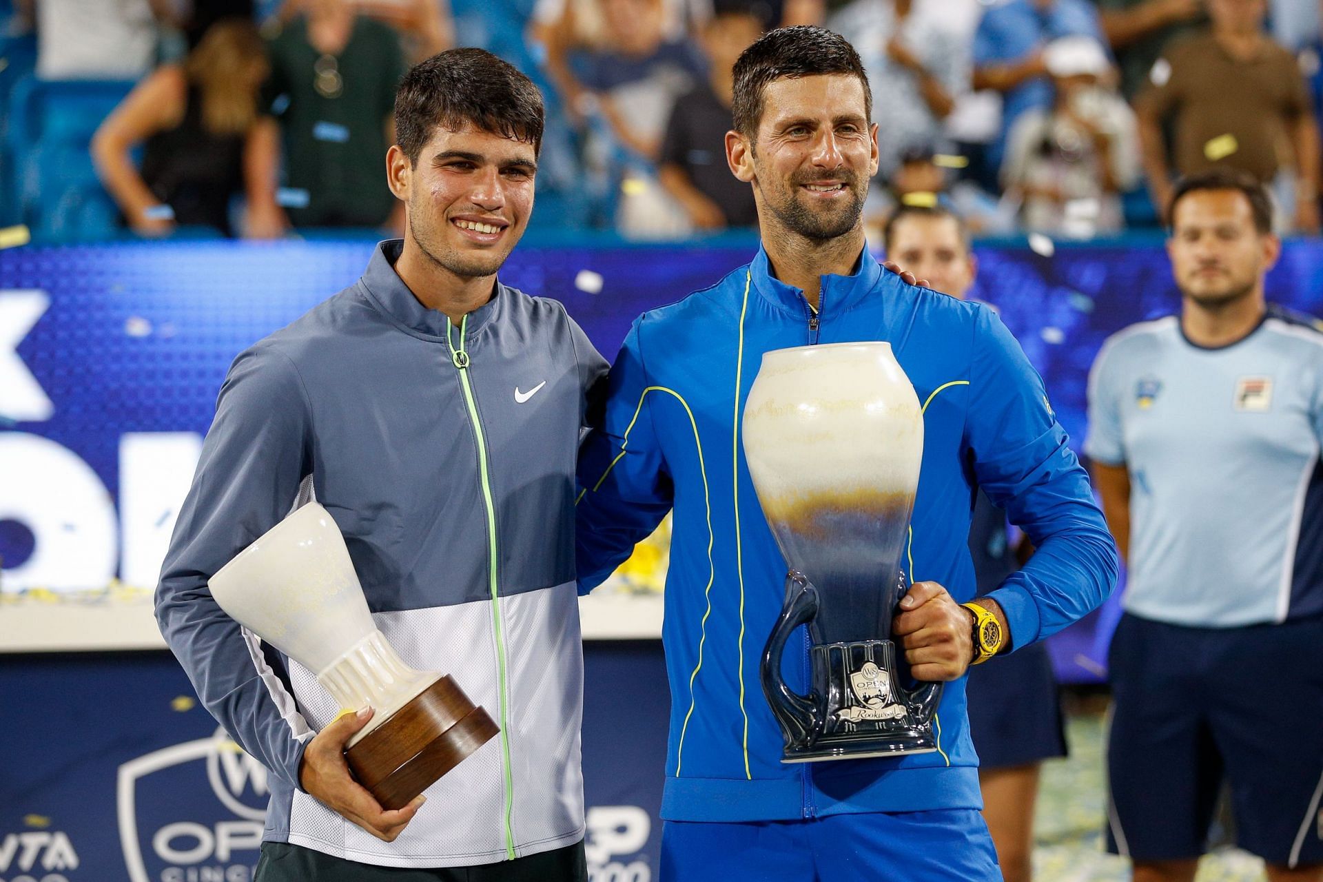 Novak Djokovic defeated Carlos Alcaraz in the 2023 Cincinnati Open final (Source: Getty)