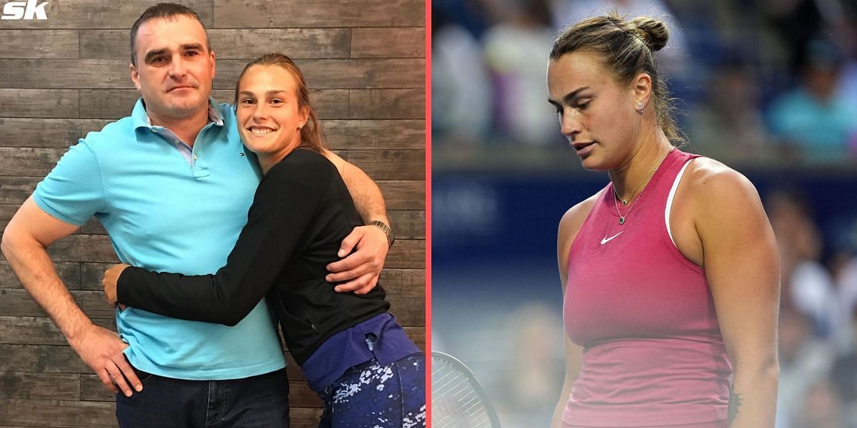 Aryna Sabalenka turns emotional over late dad (Images: Instagram/Aryna Sabalenka, Getty)