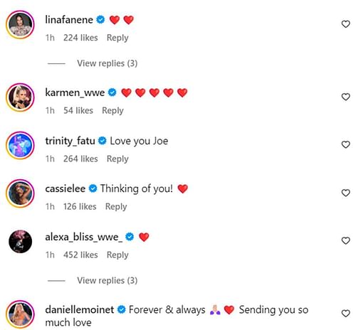 Several WWE Superstars have reacted