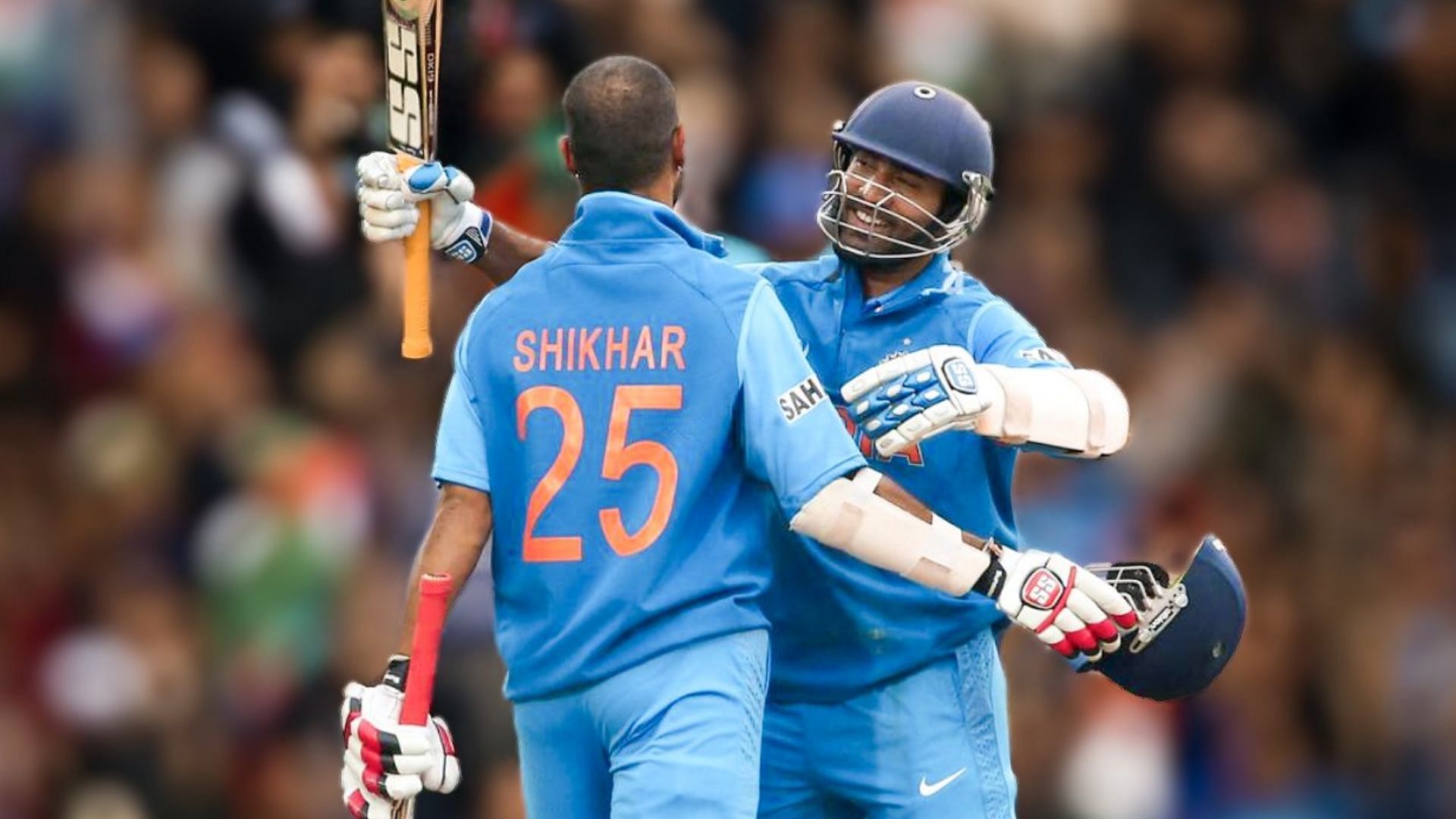 Shikhar Dhawan and Dinesh Karthik (Image credits: @DineshKarthik on X)