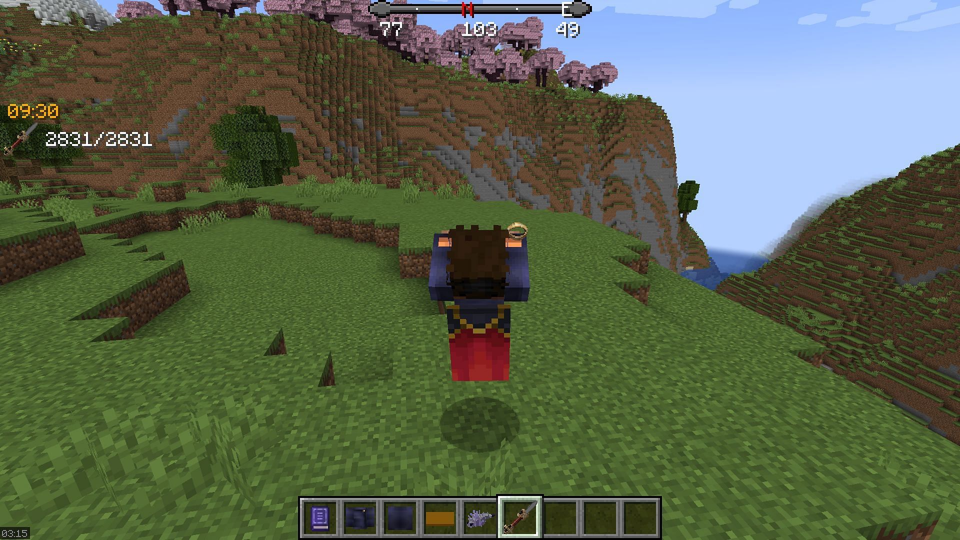 These new movement techniques and powers really add to vanilla combat (Image via Mojang)