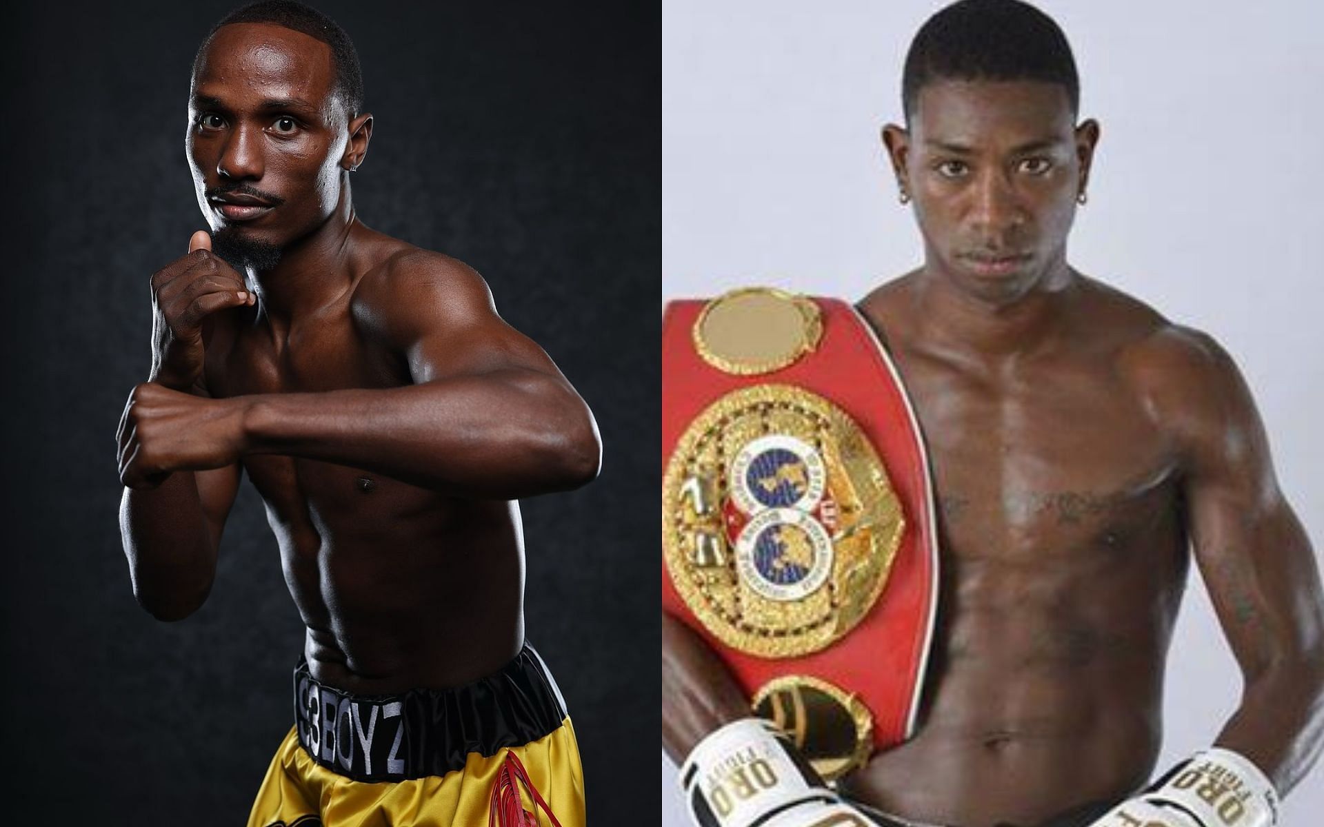 Kenneth Sims Jr. (left) will take on Jonathan Romero (right) on the undercard of Serhii Bohachuk vs. Vergil Ortiz Jr. [Images courtesy @kennethsimsjr on Instagram and @ElMomoRomero on Instagram]