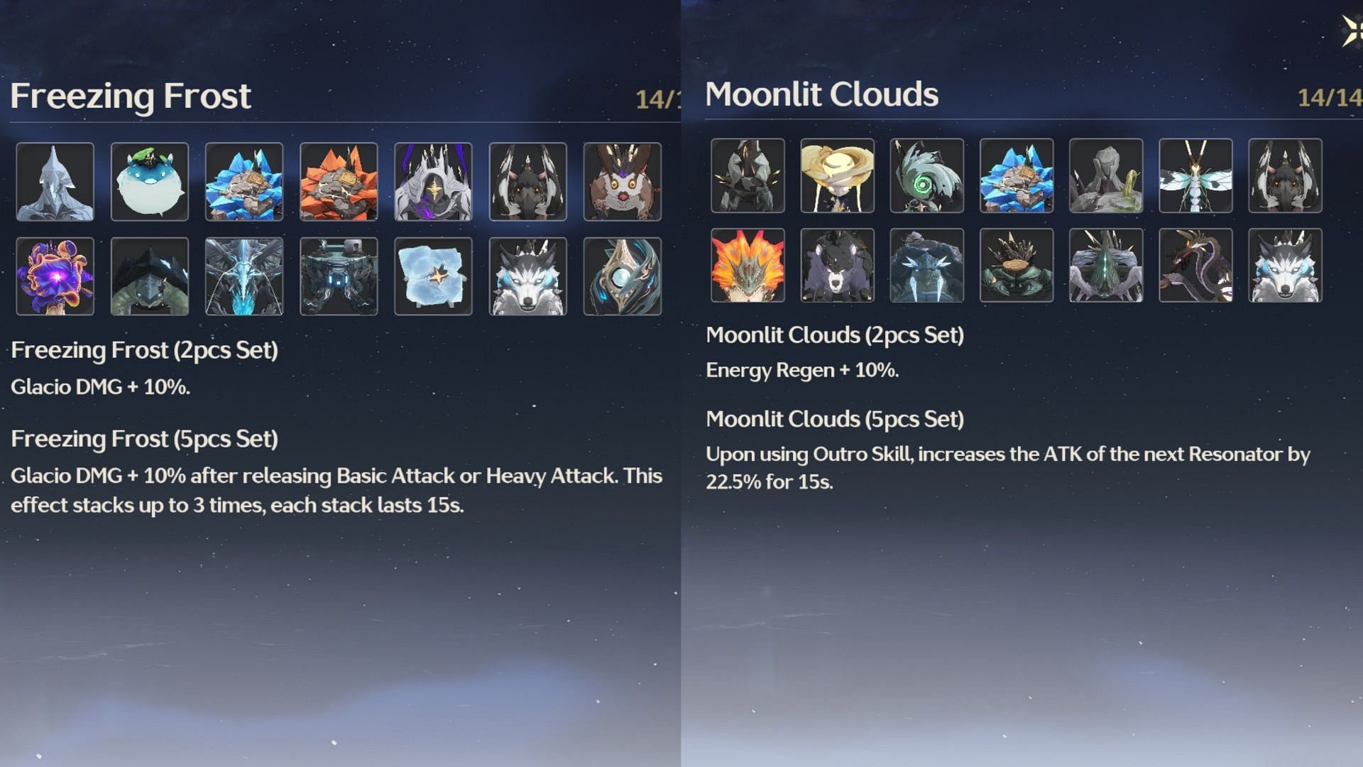 Freezing Frost and Moonlit Clouds (Image via Kuro Games)