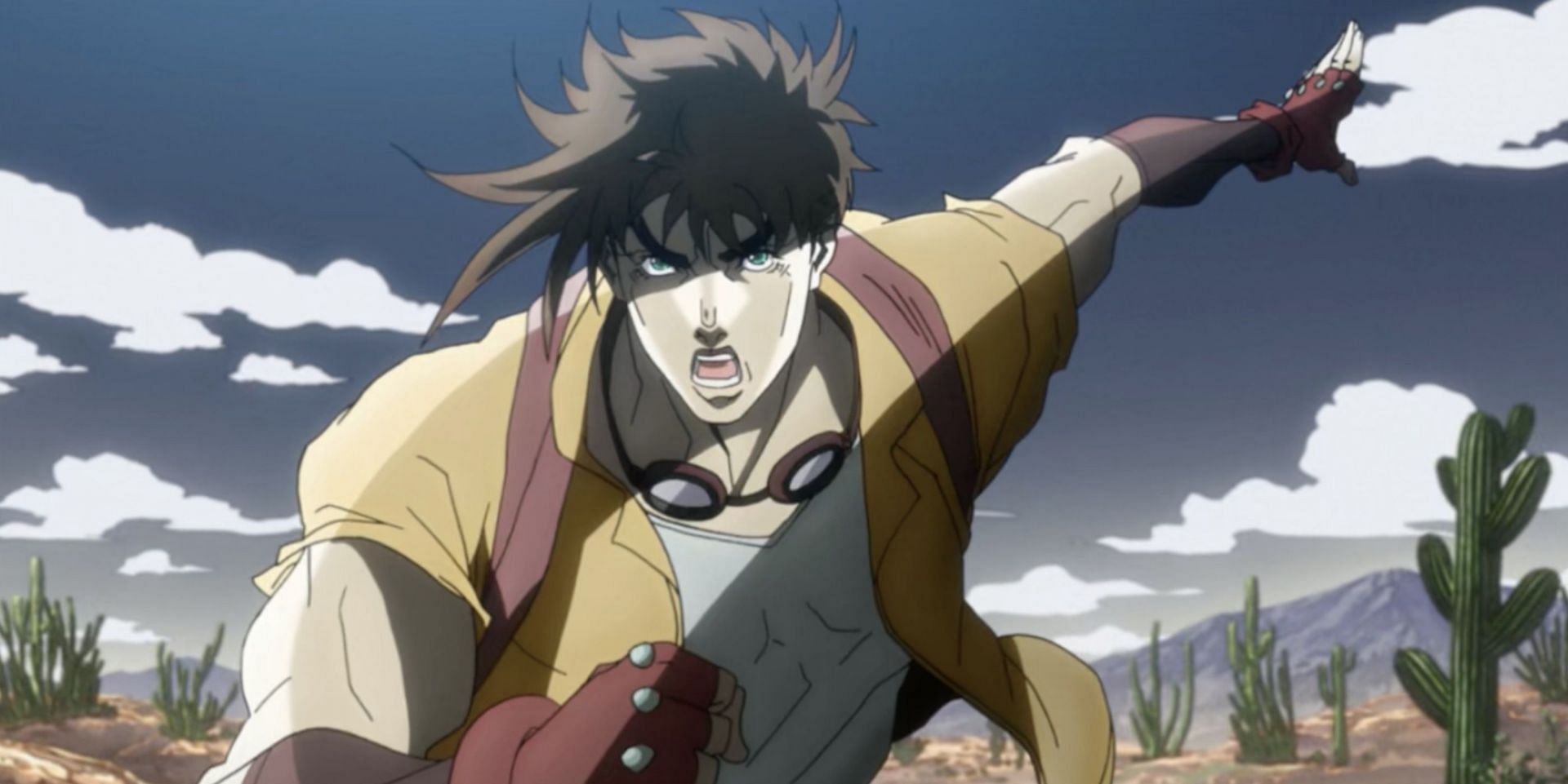 Joseph Joestar as seen in anime (Image via David Production)