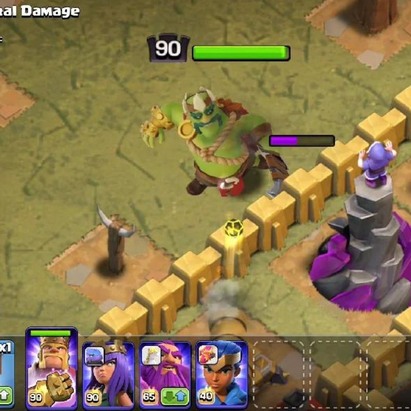 Goblin King in Clash of Clans (Image via Supercell)