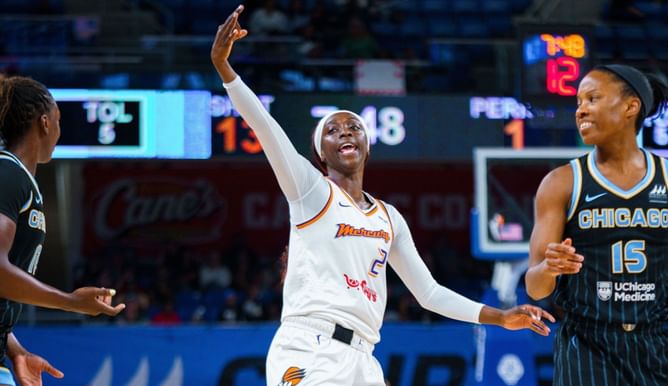 Watch: Kahleah Copper gets tribute video upon Chicago return ahead of Sky vs Mercury clash