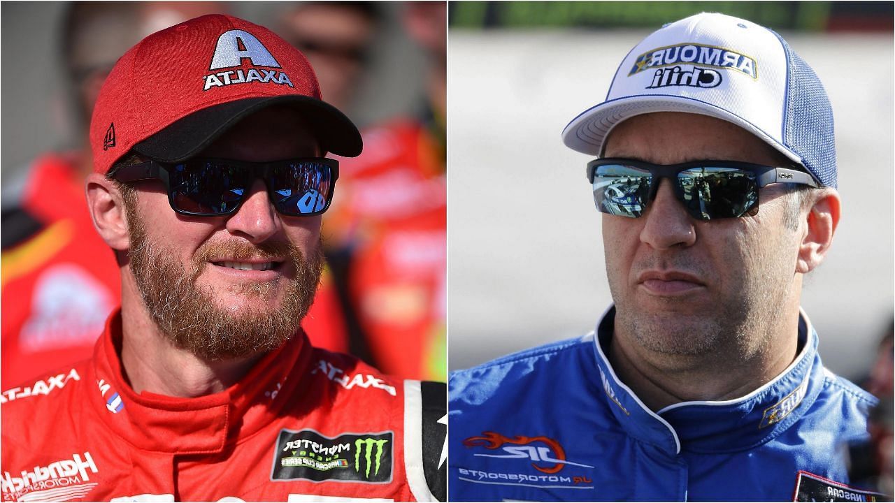 Dale Earnhardt Jr. (L) and Elliott Sadler (R) (Image Source: US Today Sports (L) and Getty (R))