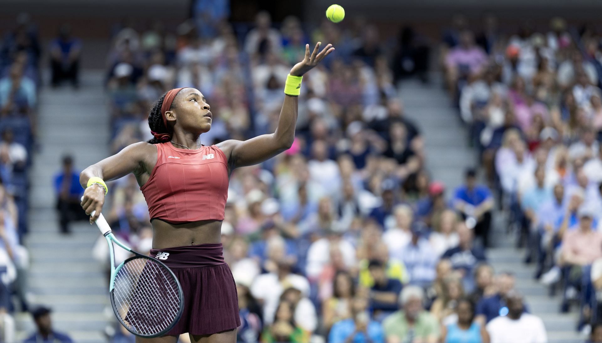 Gauff at the US Open Tennis Championship 2023 - Source: Getty