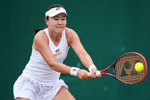 Zhu Lin at Wimbledon 2024. (Photo: Getty)