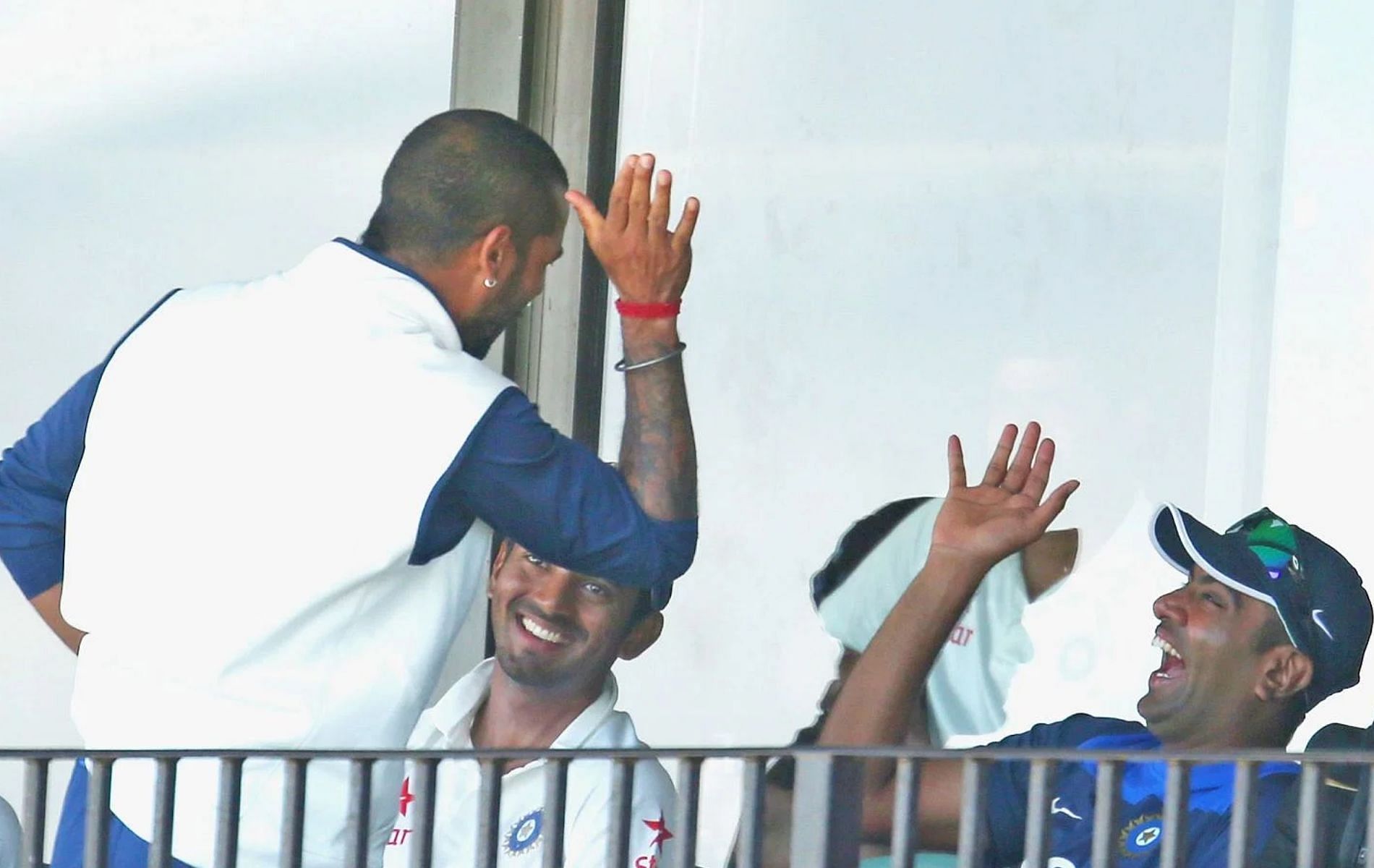 Shikhar Dhawan (L) announced his retirement on August 24. (Pic: Getty)