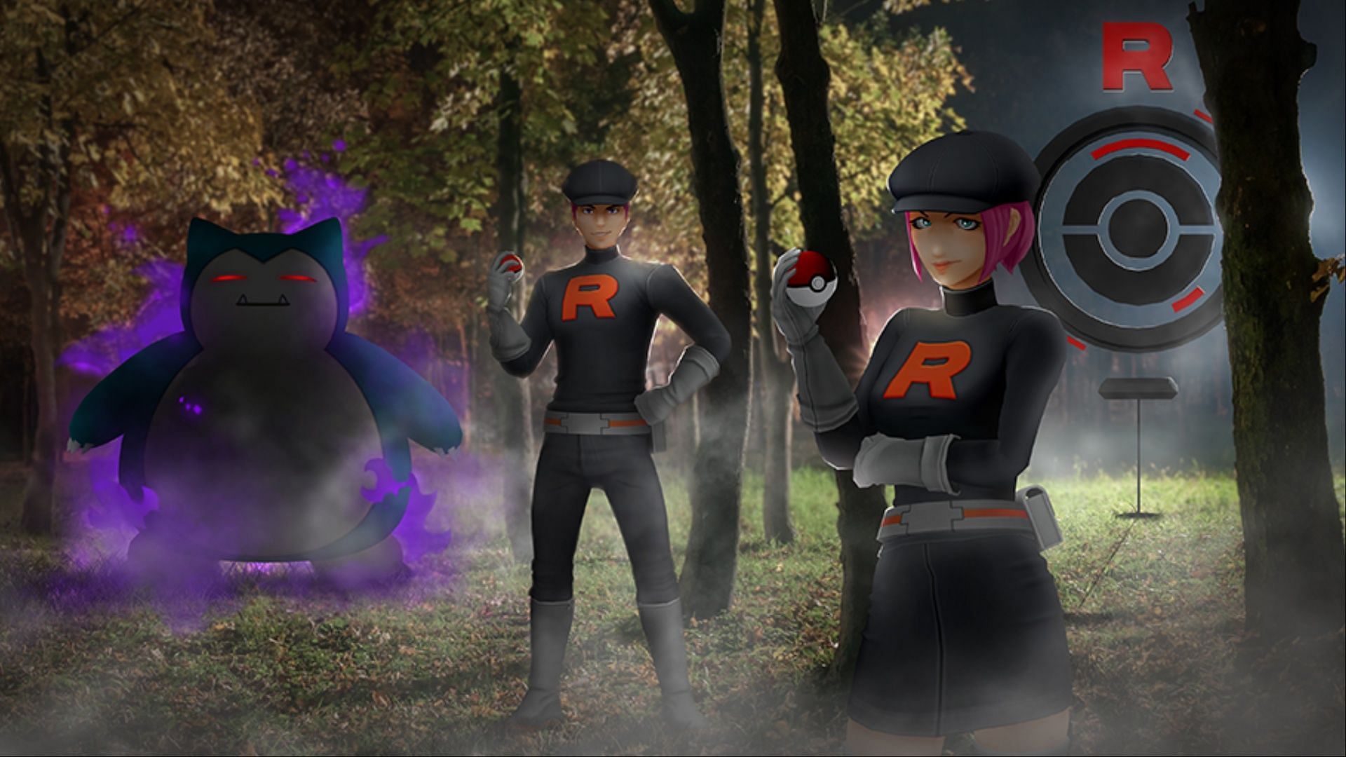 Team GO Rocket Grunt lineups (Image via Niantic)