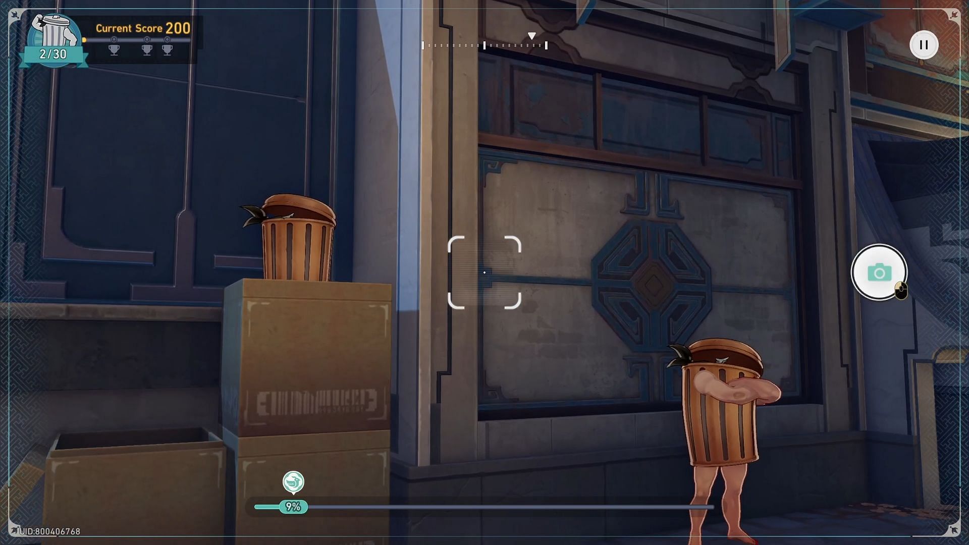 Location of Trashcans 2 and 3 (Image via HoYoverse)