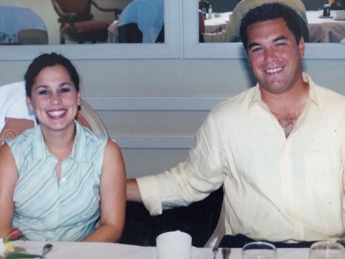 Laci Peterson and Scott Peterson (Image via Youtube / Netflix)