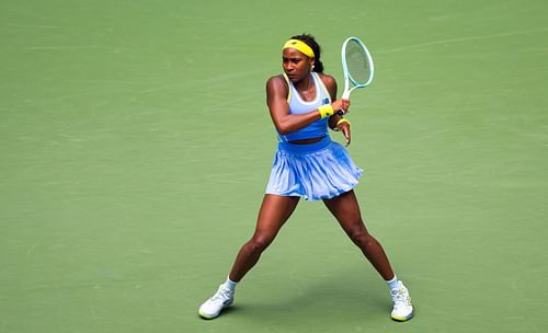 Coco Gauff at the 2024 US Open (Getty)