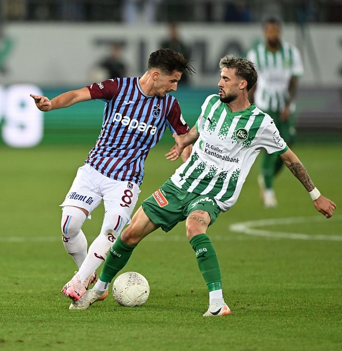 Trabzonspor vs St. Gallen Prediction and Betting Tips | 29th August 2024