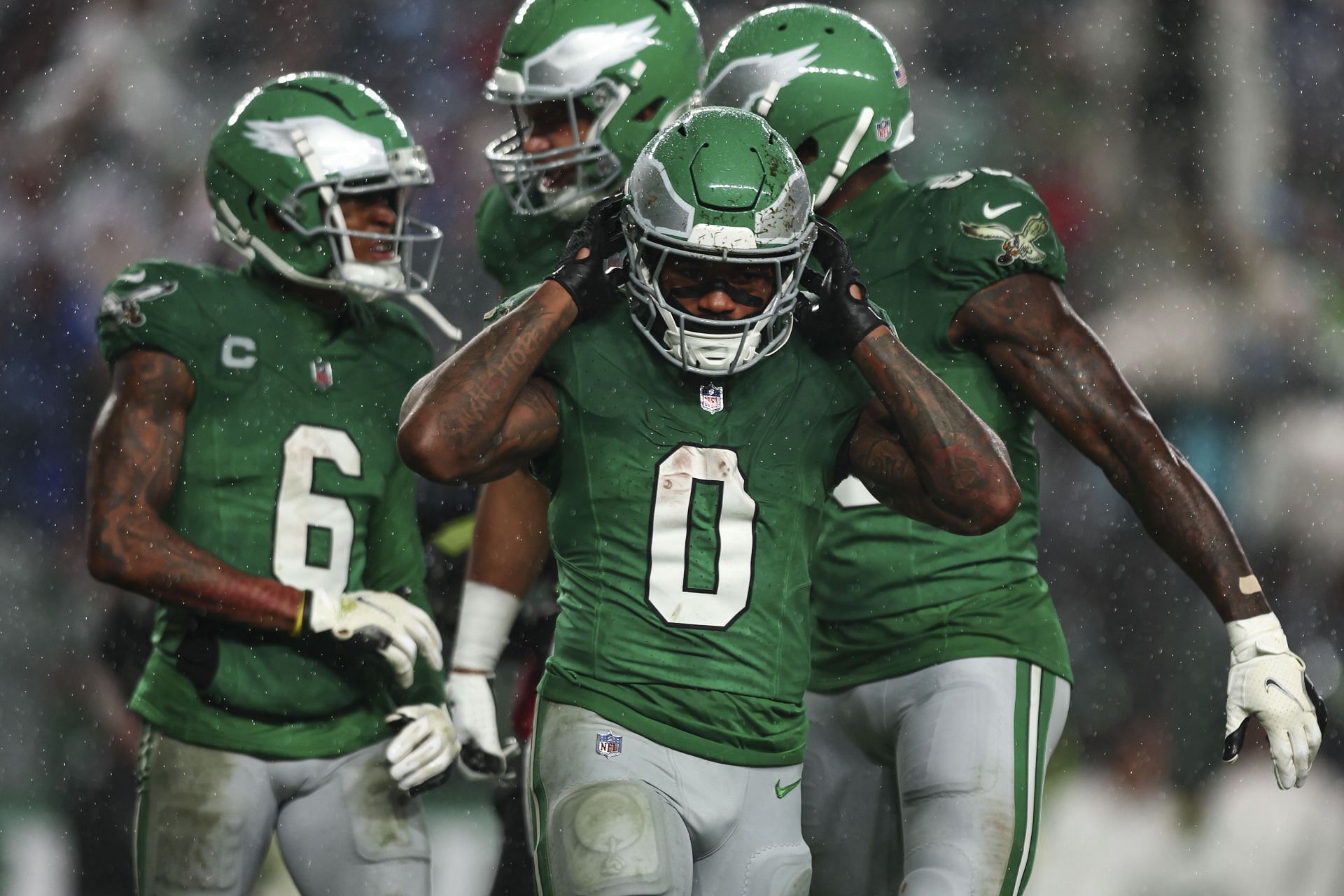 Swift at Buffalo Bills vs. Philadelphia Eagles - Source: Getty