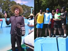 Who won AMP x MrBeast $100,000 Wipeout Challenge?
