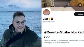 "Get ready to learn Valorant buddy" — Fans react as OhnePixel gets blocked by Counter Strike's official X account