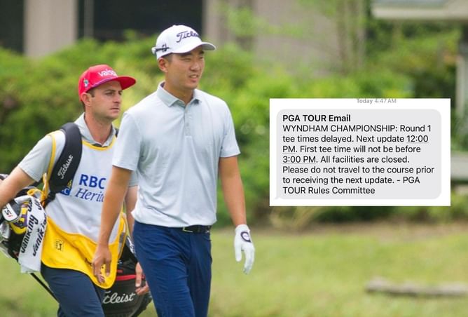 PGA Tour pro Michael S Kim goes ‘back to sleep’ after email from Wyndham Championship, makes bold start time prediction