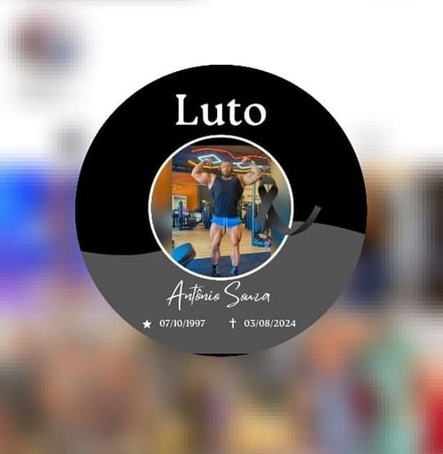 Luto or Mourning, tribute to Antonio; via @_souzaantonia