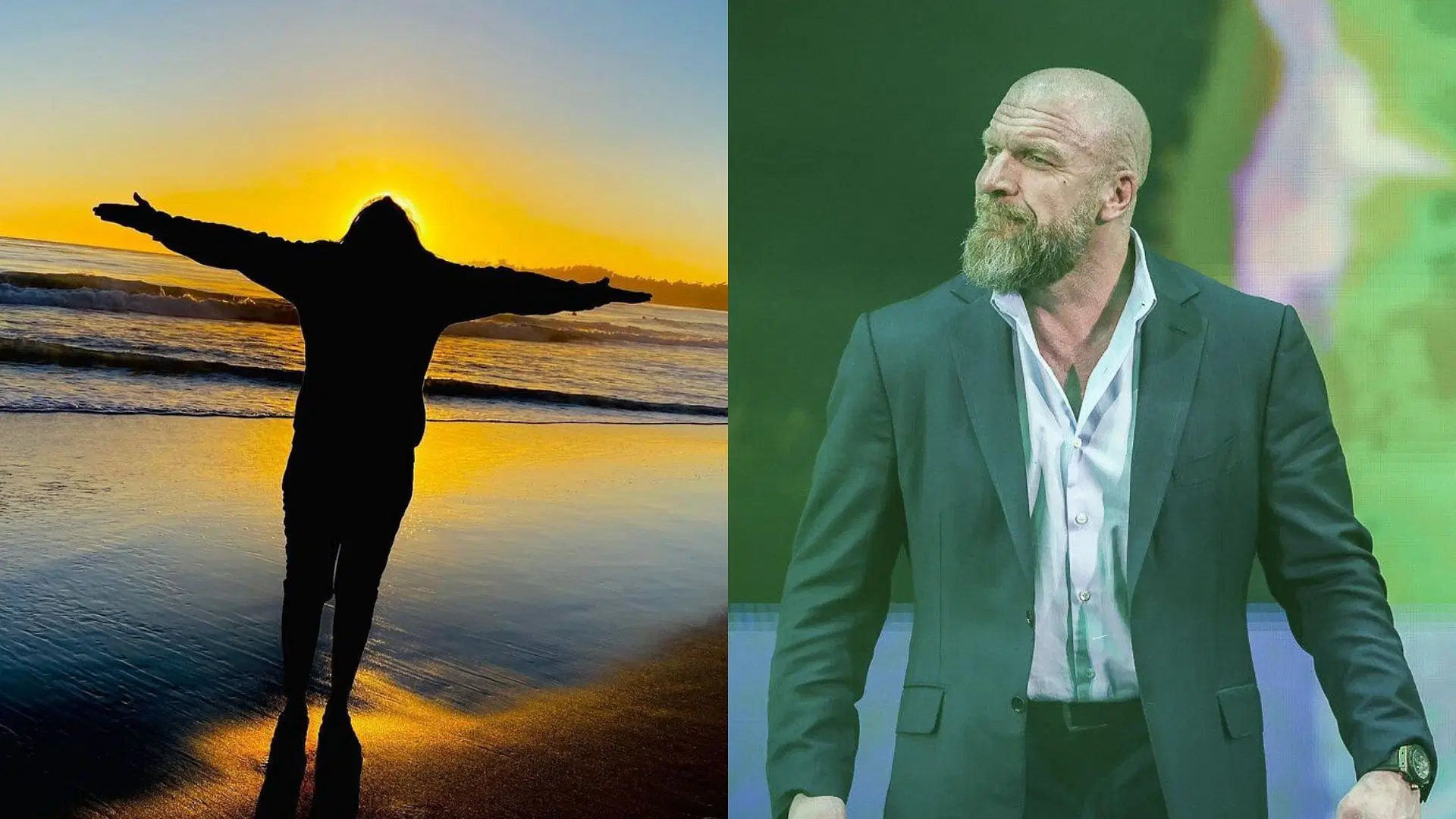 Ex-WWE personality recalls segment with Triple H! [Image credits: WWE.com and star