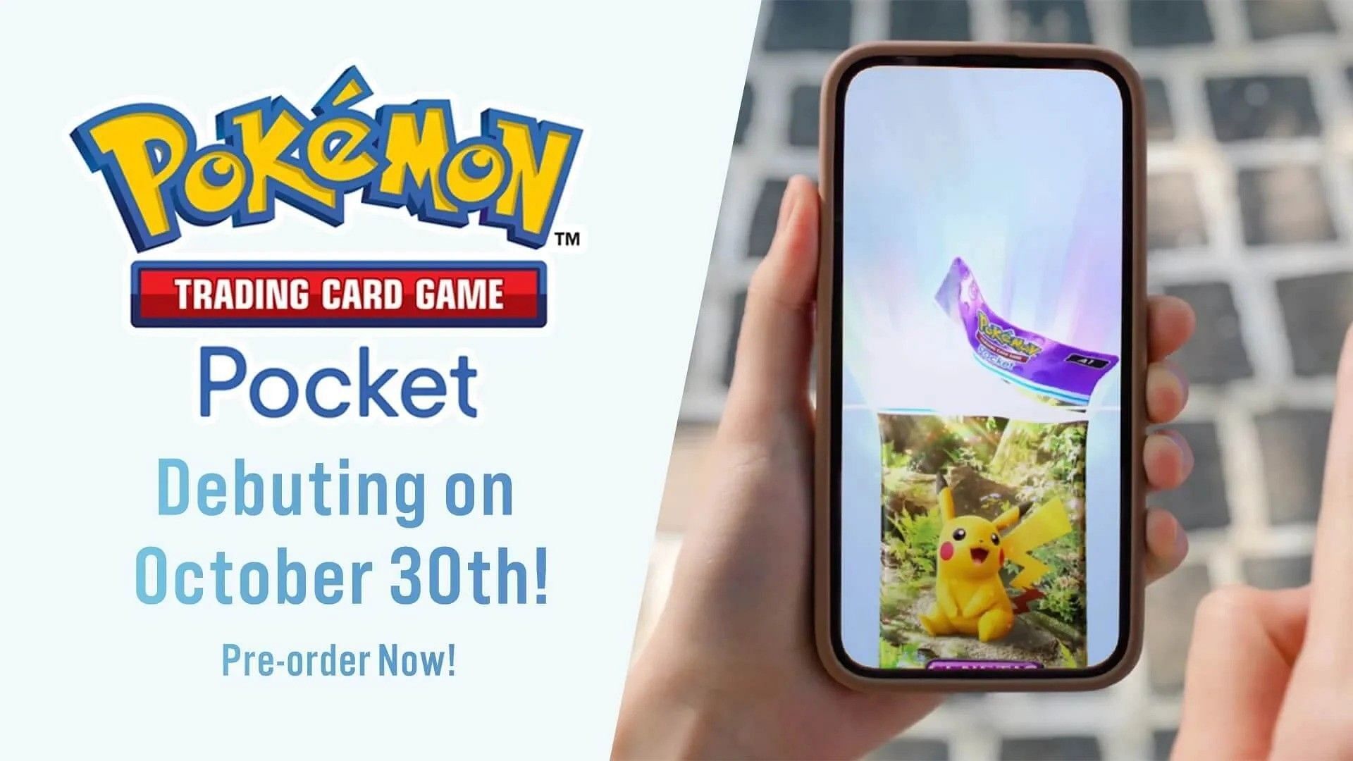 Pokemon TCG Pocket is releasing on the IOS and Android app stores on October 30 (Image via The Pokemon Company)