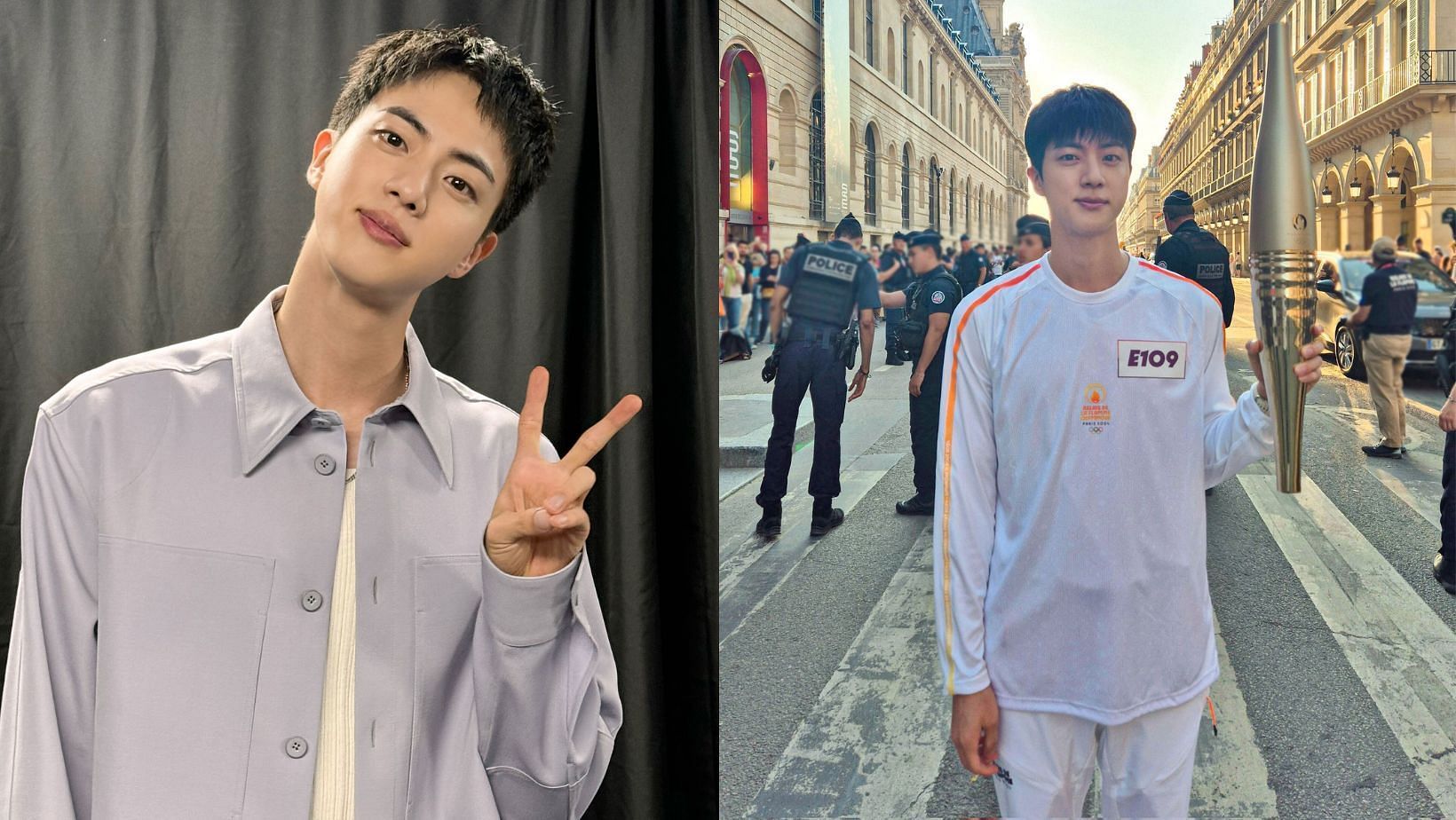 BTS Jin tops idol and group individual brand reputation lists in July 2024. (Images via X/@bts_bighit)