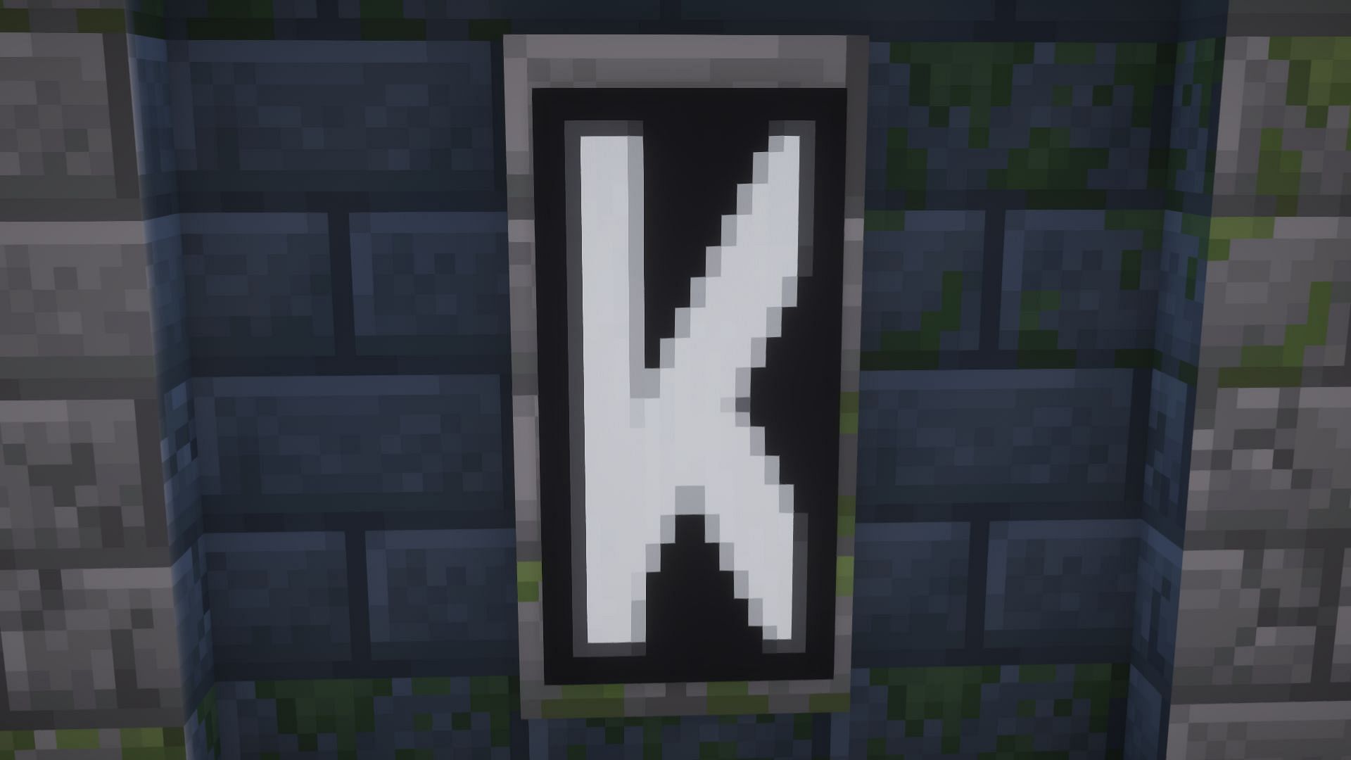 A &quot;K&quot; banner (Image via Mojang)