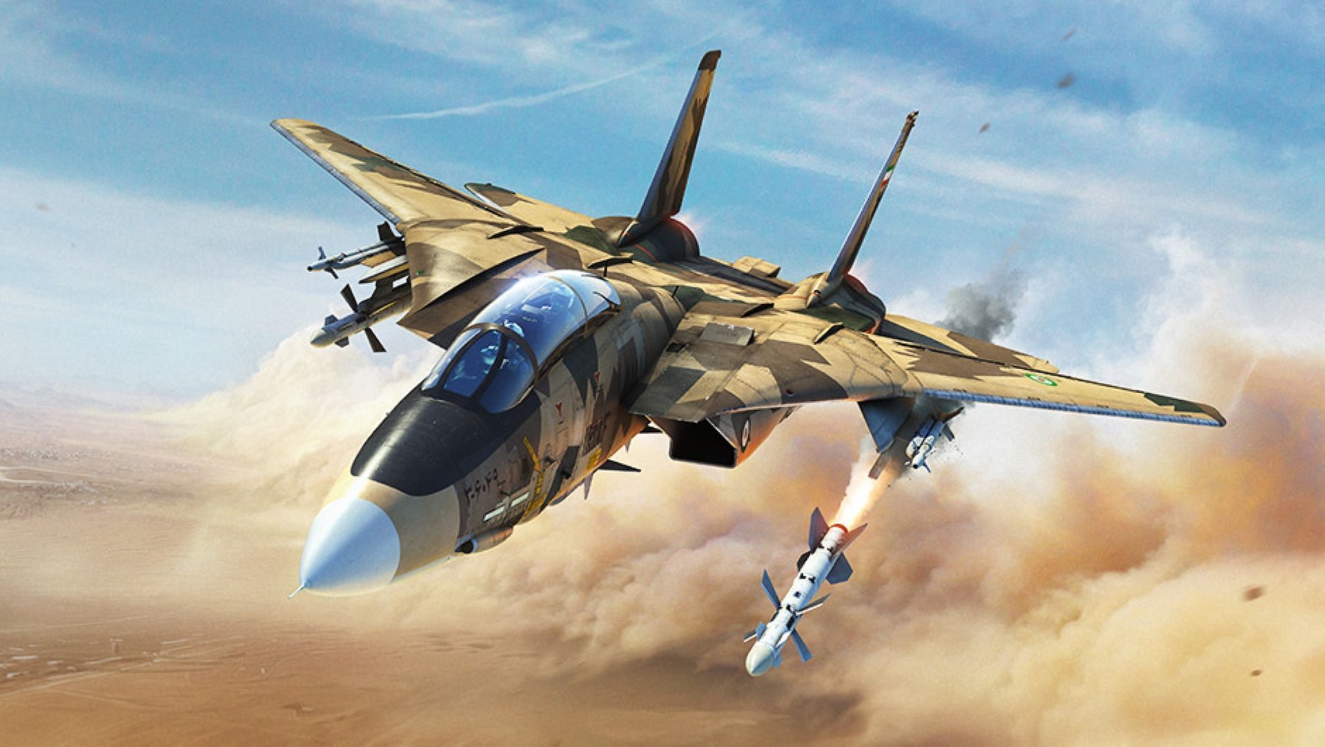 The Iranian Air Force F-14 Tomcat in War Thunder (Image via Gaijin Entertainment)