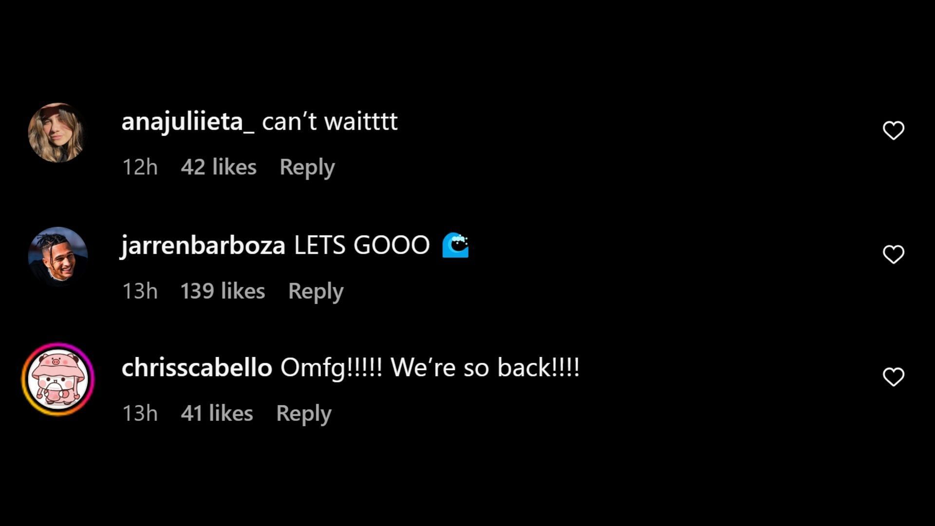 Netizens were excited about the new track and album expansion (Image via Instagram/@camila_cabello)