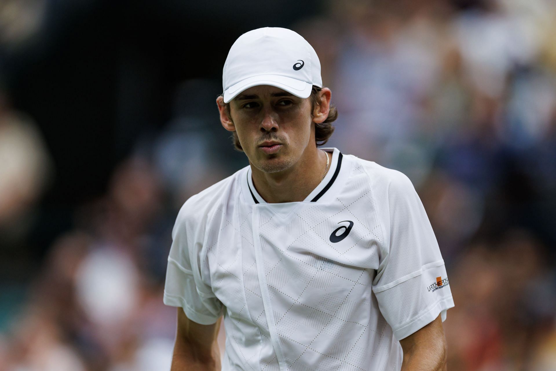 Alex de Minaur in action at the 2024 Wimbledon Championships (Picture: Getty)