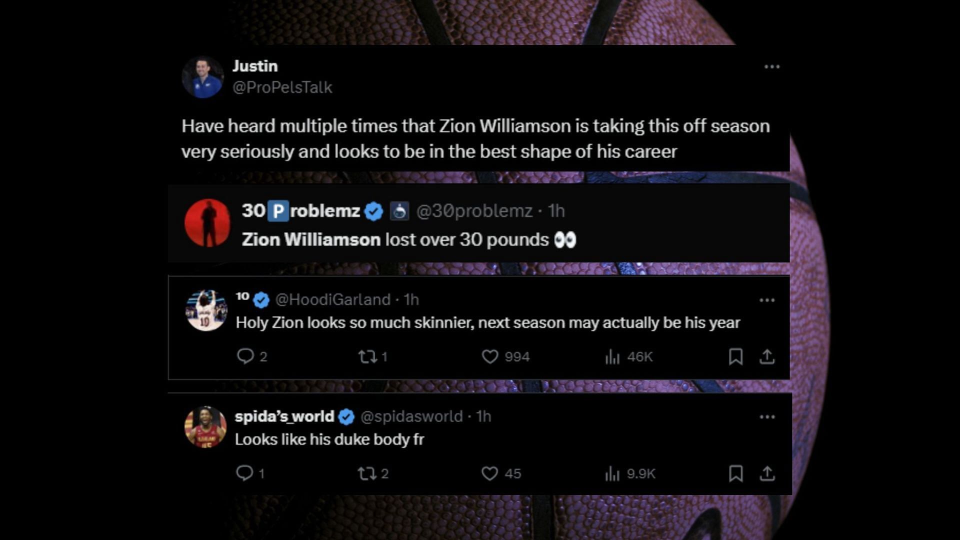 Fans react to Zion Williamson&#039;s body transformation