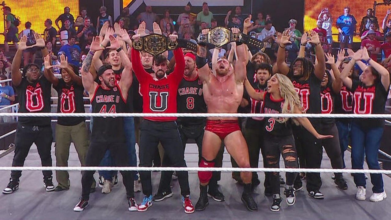 WWE, Chase U, Andre Chase, Ridge Holland, 