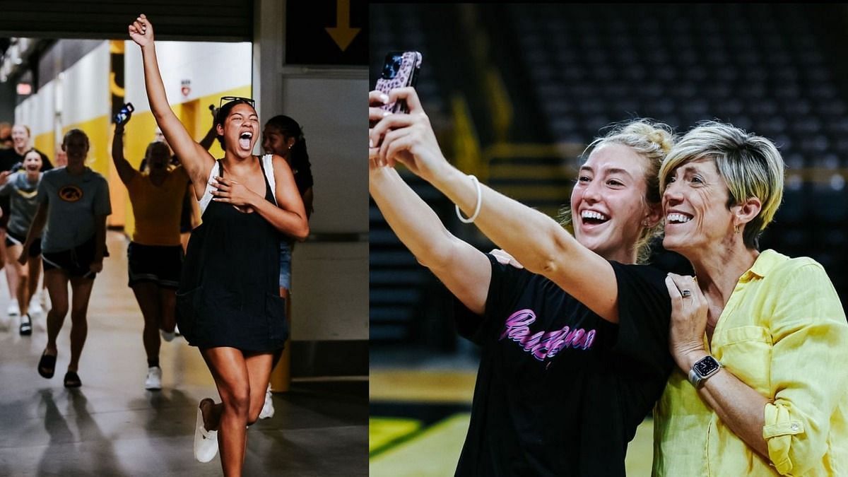 Jada Gyamfi and teammates (Image Credits: Instagram/@iowawbb)