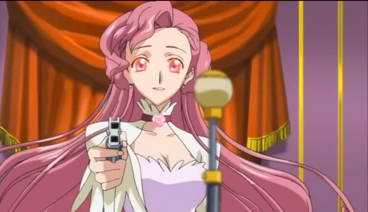 Euphemia&#039;s Order to Kill all the Japanese (one of the most horrific mass slaughters in anime) ( Image via Sunrise)