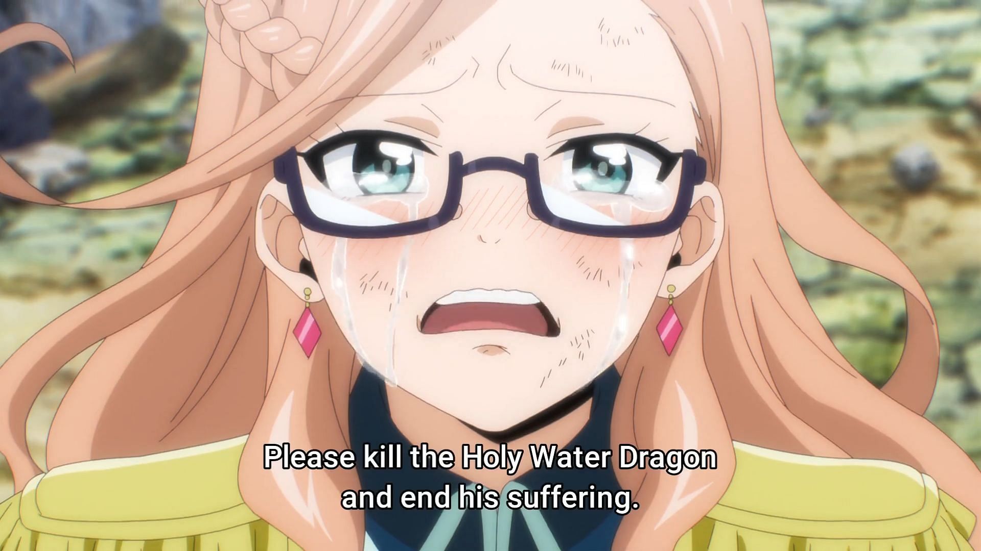 Karameel requests Natsu and others to free Mercphobia from his pain (Image via J.C. Staff)