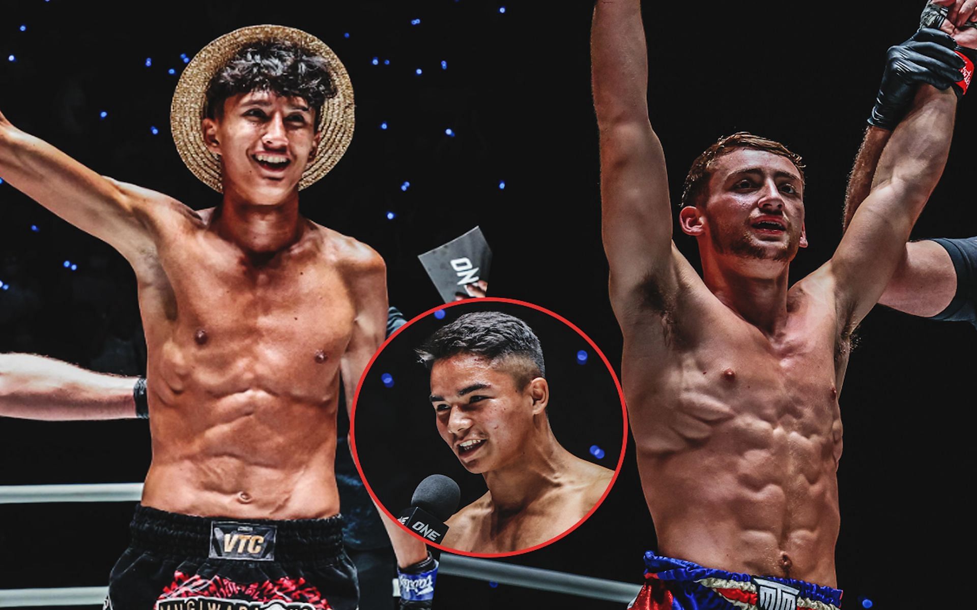 Johan Ghazali (center) eager to see the hype coming into reality for Nabil Anane (left) and Freddie Haggerty (right).