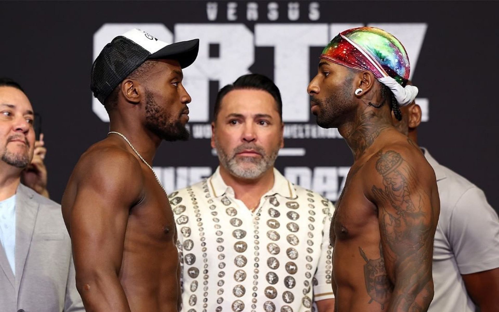 Charles Conwell (left) will take on Khiary Gray (right) later this evening in Mandalay Bay, Las Vegas. [Images courtesy @goldenboy on Instagram]