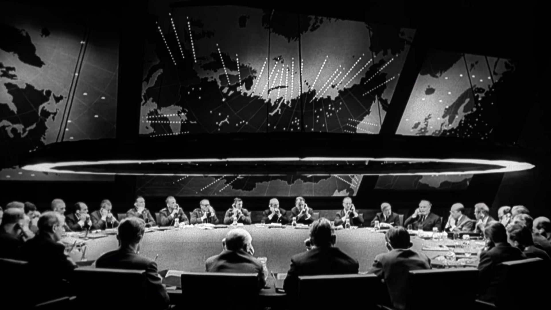 Dr. Strangelove or: How I Learned to Stop Worrying and Love the Bomb (Image via Columbia Pictures)