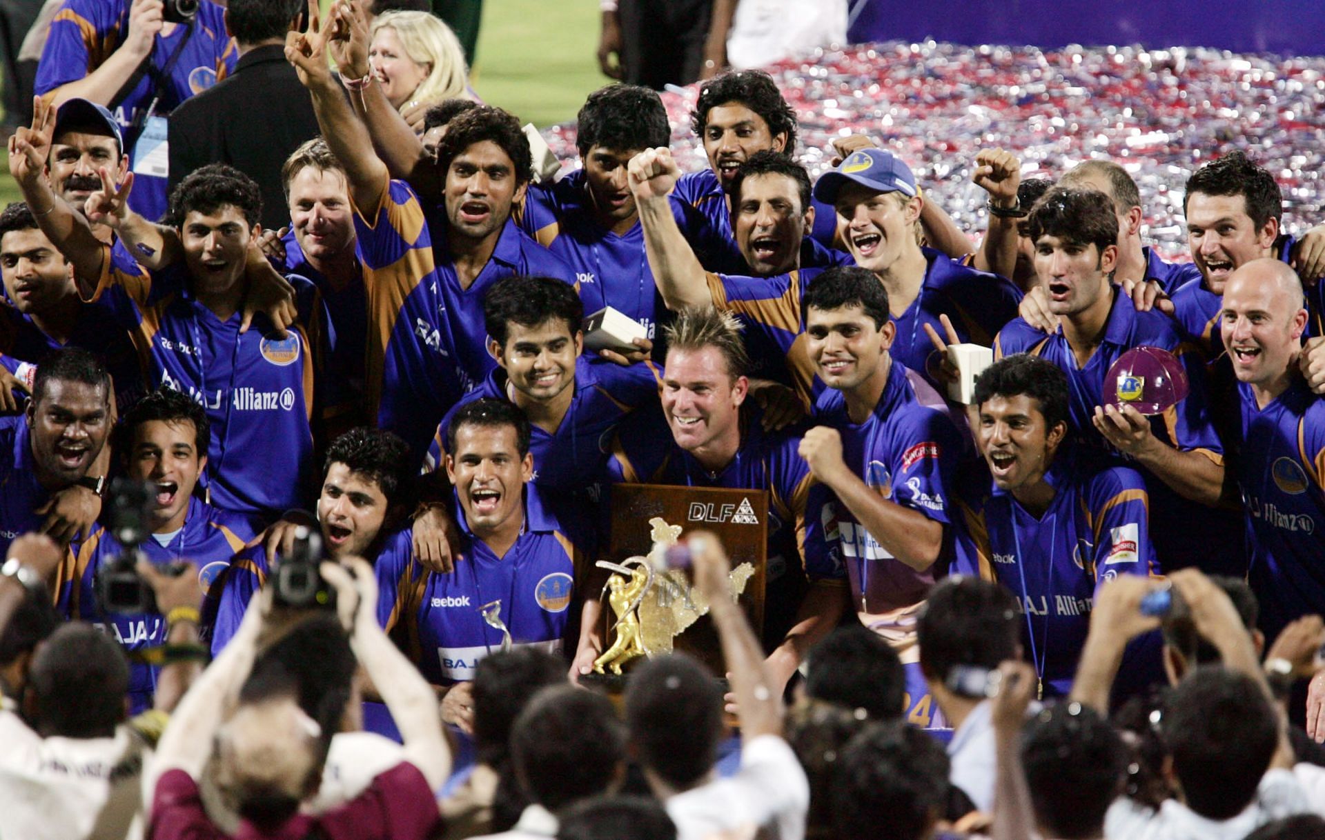 Rajasthan Royals Win Indian Premire League Season 1 - Source: Getty